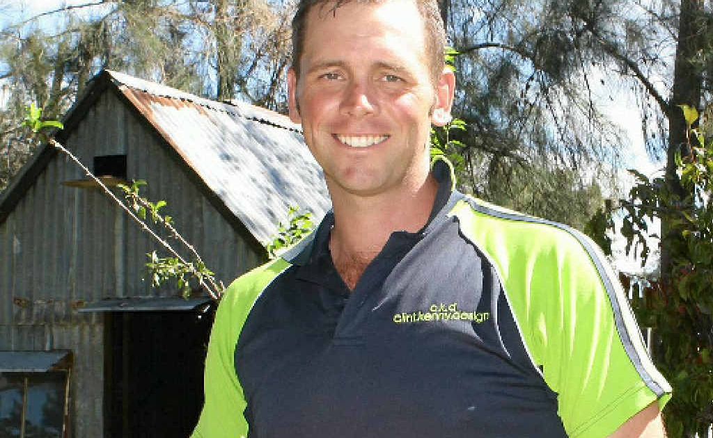 Warwick gardener Clint Kenny outside the chook house in his stunning garden, The Laurels. Warwick gardener Clint Kenny outside the chook house in his stunning garden, The Laurels.